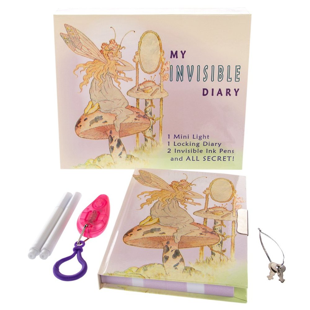 My Invisible Ink Locking Diary Set: Fairy - Where Secrets Stay Secret